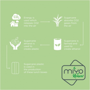 Логотрейд pекламные подарки картинка: Однослойный пищевой контейнер MIYO Renew
