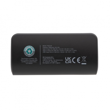 Лого трейд pекламные подарки фото: FlashCharge RCS rplastic 5000 мАч быстрая зарядка powerbank