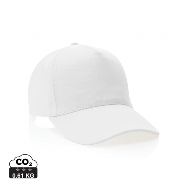 Лого трейд бизнес-подарки фото: Кепка Impact 5panel 280gr из переработанного хлопка с трассером AWARE™