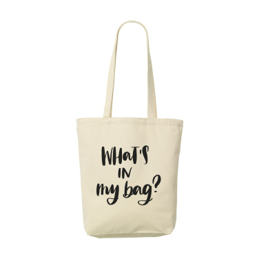 Логотрейд pекламные cувениры картинка: Холщовая сумка ShoppyBag с длинными ручками (270 г/м²)