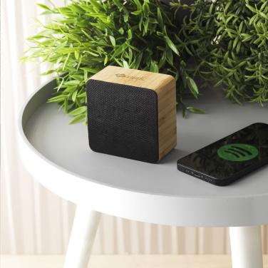 Лого трейд бизнес-подарки фото: Беспроводной динамик Sonido 5W Bamboo