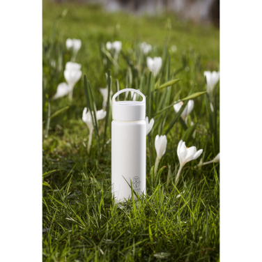 Логотрейд pекламные продукты картинка: EcoBottle Slim 450 мл на растительной основе - произведено в ЕС
