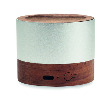 Логотрейд pекламные подарки картинка: Recycled aluminium speaker