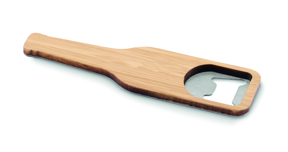 Логотрейд pекламные cувениры картинка: Bamboo bottle opener