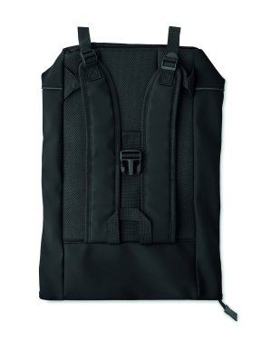 Логотрейд pекламные продукты картинка: Laptop 15" roll top PU backpack