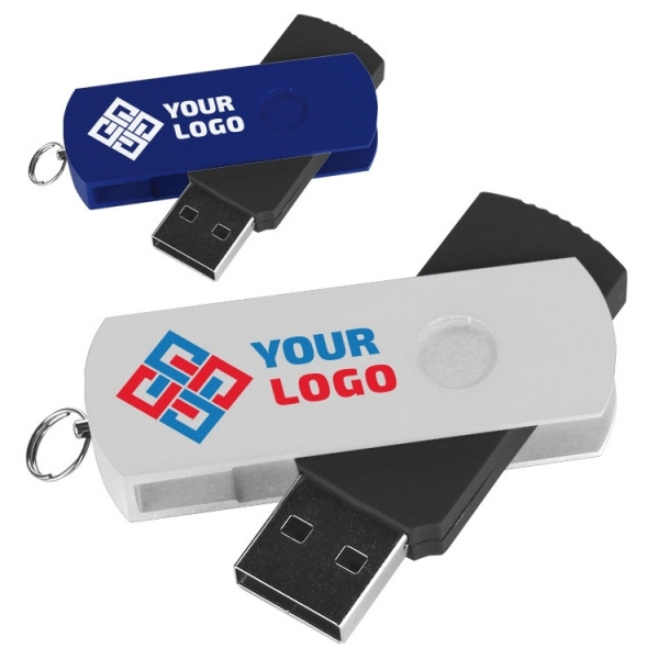 Лого трейд pекламные продукты фото: USB-флешка из металла и пластика