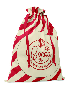 Лого трейд бизнес-подарки фото: Large Santa cotton bag