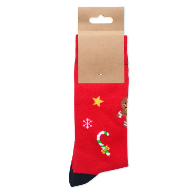 Логотрейд бизнес-подарки картинка: Pair of Christmas socks L