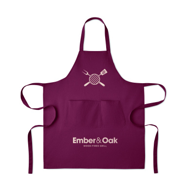 Логотрейд pекламные подарки картинка: Organic cotton apron 240 gr/m²