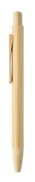 Логотрейд pекламные cувениры картинка: Bamboo automatic ball pen