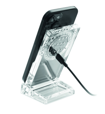 Лого трейд pекламные продукты фото: Acrylic wireless charger 15W