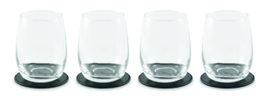 Лого трейд pекламные cувениры фото: Set of 4 PU coasters