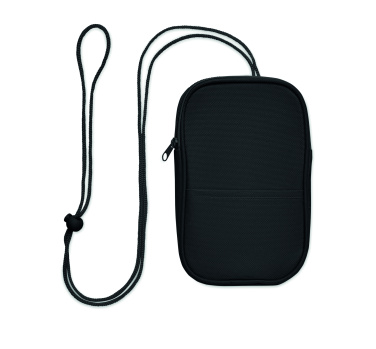Лого трейд pекламные подарки фото: RPET cross body travel pouch
