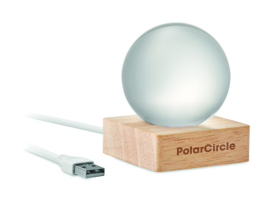 Логотрейд pекламные cувениры картинка: LED glass ball