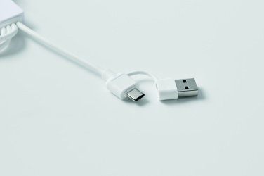 Лого трейд pекламные подарки фото: 2 in 1 charging cable type-C