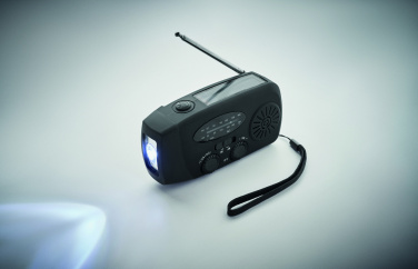 Лого трейд бизнес-подарки фото: Portable radio with LED torch