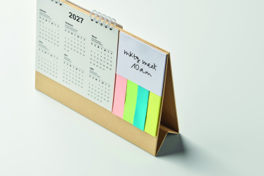 Лого трейд pекламные cувениры фото: Desk calendar with memo pad