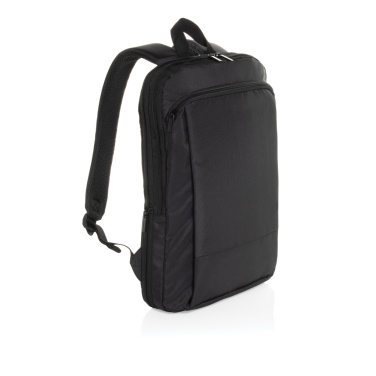 Лого трейд pекламные cувениры фото: Тонкий рюкзак Flexpack Aware™ RPET для ноутбука 15,6 дюйма с возможностью расширения