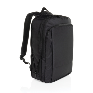 Лого трейд pекламные cувениры фото: Тонкий рюкзак Flexpack Aware™ RPET для ноутбука 15,6 дюйма с возможностью расширения