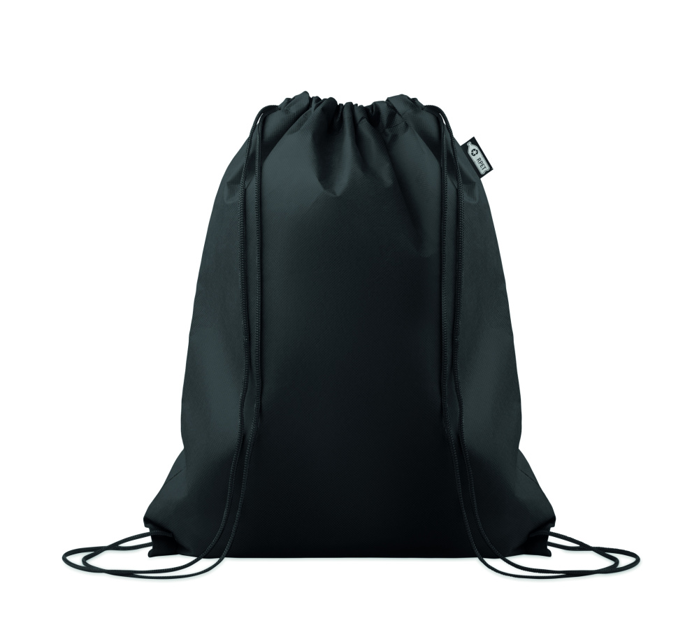 Логотрейд pекламные подарки картинка: Drawstring bag RPET non-woven