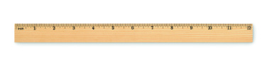 Лого трейд бизнес-подарки фото: Wooden ruler 30cm