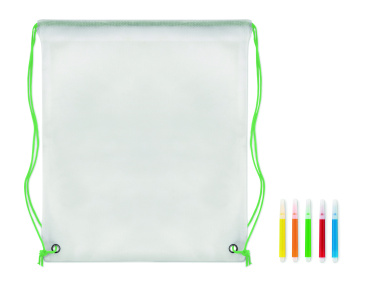 Лого трейд бизнес-подарки фото: Нетканый мешок на шнурке