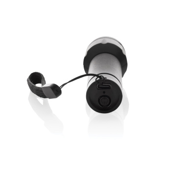 Лого трейд бизнес-подарки фото: Фонарь Flara RSC из переработанного пластика с USB-зарядкой