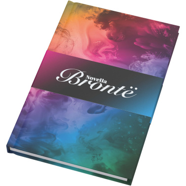 Лого трейд бизнес-подарки фото: Novella Brontë блокнот формата А5 в твердой матовой обложке - 100 листов