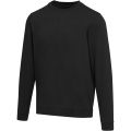 Свитер унисекс Jasper с круглым вырезом, изготовленный из переработанных органических материалов, которые отвечают стандарту , Черный