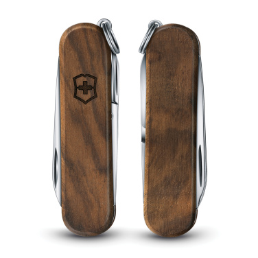 Логотрейд pекламные cувениры картинка: Карманный нож VICTORINOX Classic SD Wood, 5 функций