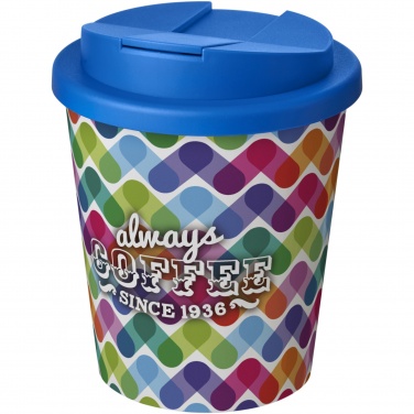 Logotrade profilreklam bild: Brite-Americano® Espresso 250 ml mugg med spillsäkert lock