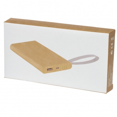 Logotrade profilreklam bild: Tulda 5000 mAh powerbank bambu