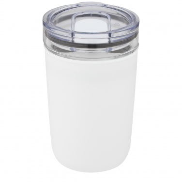 Logotrade kampanjprodukter bild: Bello 420 ml glastermos med en yttervägg av återvunnen plast