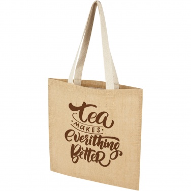 Logotrade reklamprodukter bild: Juta tygväska av 300 g/m² jute, 7 l