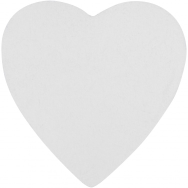 Logotrade profilreklam bild: Sticky-Mate® hjärtformade klisterlappar av återvunnet material