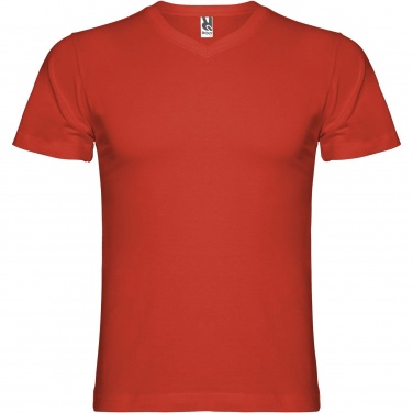 Logotrade presentreklam bild: Samoyedo kortärmad v-ringad T-shirt för herr