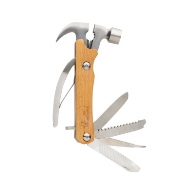 Logotrade kampanjprodukter bild: Multitool hammare i trä