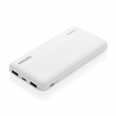 Logotrade presentreklam bild: Philips 10.000 mAh powerbank