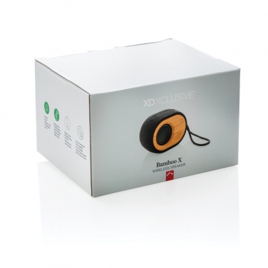 Logotrade profilprodukter bild: Bamboo X högtalare