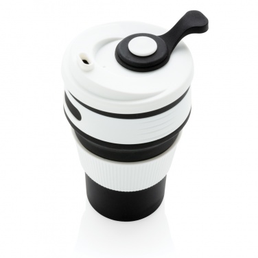 Logotrade profilprodukter bild: Hopvikbar silikonmugg
