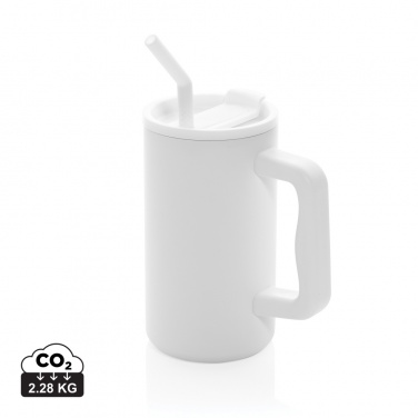Logotrade kampanjprodukter bild: Cube RCS-certifierad kontorsmugg i återvunnet stål 800 ml.