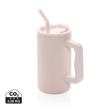 Logotrade kampanjprodukter bild: Cube RCS-certifierad kontorsmugg i återvunnet stål 800 ml.