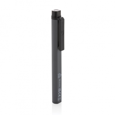 Logotrade profilprodukter bild: Gear X USB uppladdningsbar pennlampa, RCS återvunnen plast