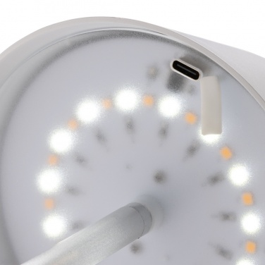 Logotrade kampanjprodukter bild: Pure Glow USB återuppladdningsbar bordslampa RCS rplast