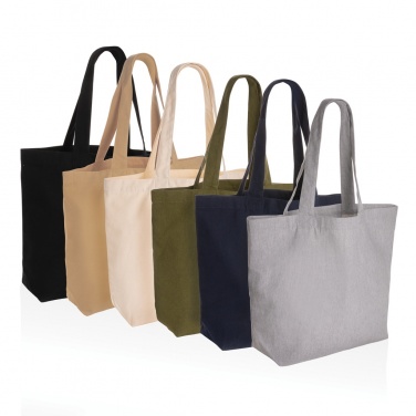 Logotrade presentreklam bild: Impact Aware™ shoppingkasse m/ficka 240 gsm ofärgad rcanvas