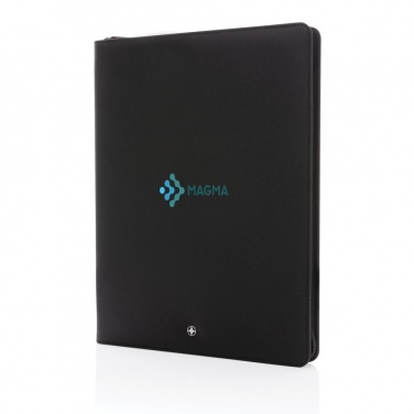 Logotrade reklamprodukter bild: Swiss Peak Heritage A4 portfolio i RCS PU