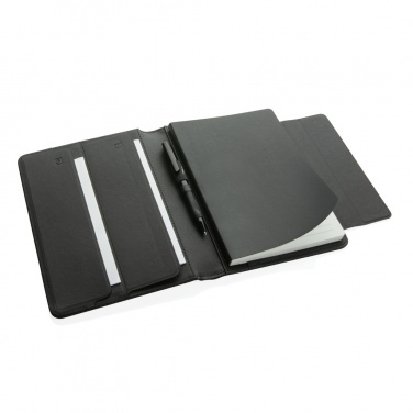 Logotrade profilprodukter bild: Swiss Peak Heritage A5 stenpapper portfolio i RCS PU