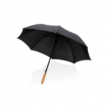 Logotrade reklamprodukter bild: 23" Impact AWARE™ RPET 190T auto open paraply bambu