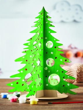 Logotrade reklamprodukter bild: DIY-julgran i trä