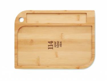 Logotrade presentreklam bild: Serveringstallrik i bambu